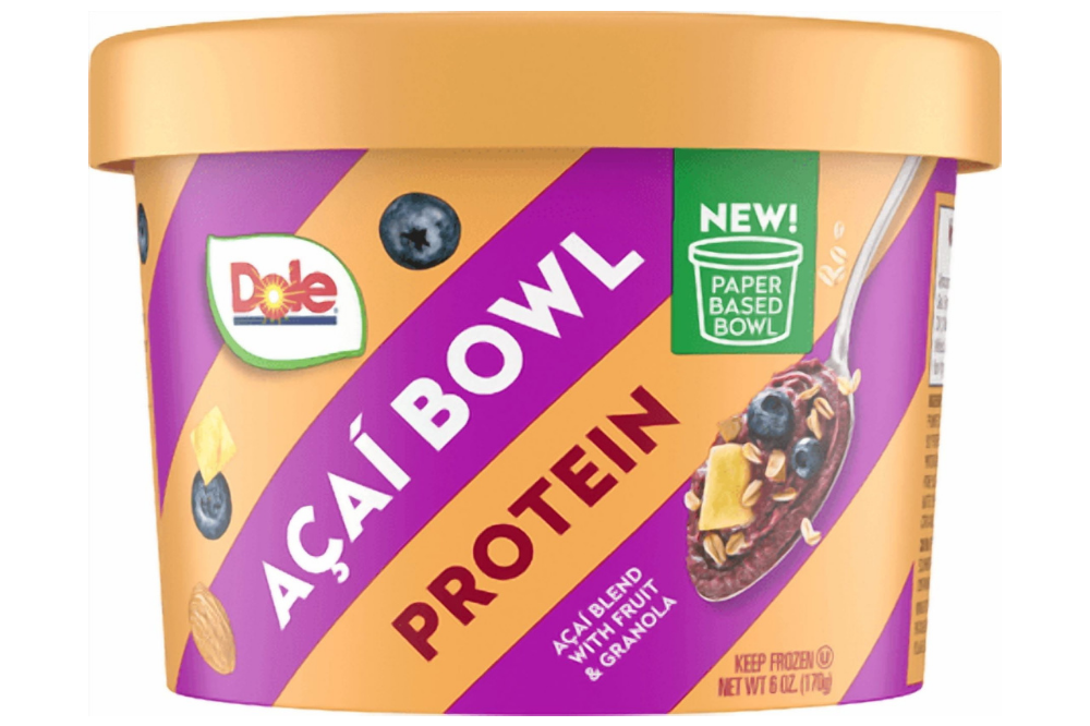 Dole acai protein smoothie bowl