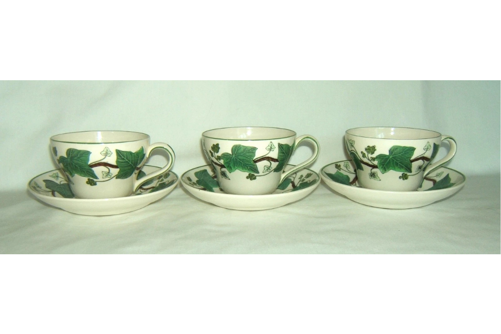 Wedgwood Napoleon Ivy cup and saucer set