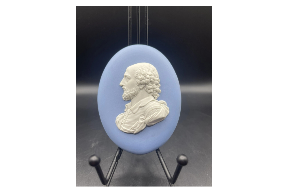 Wedgwood Jasperware William Shakespeare portrait medallion
