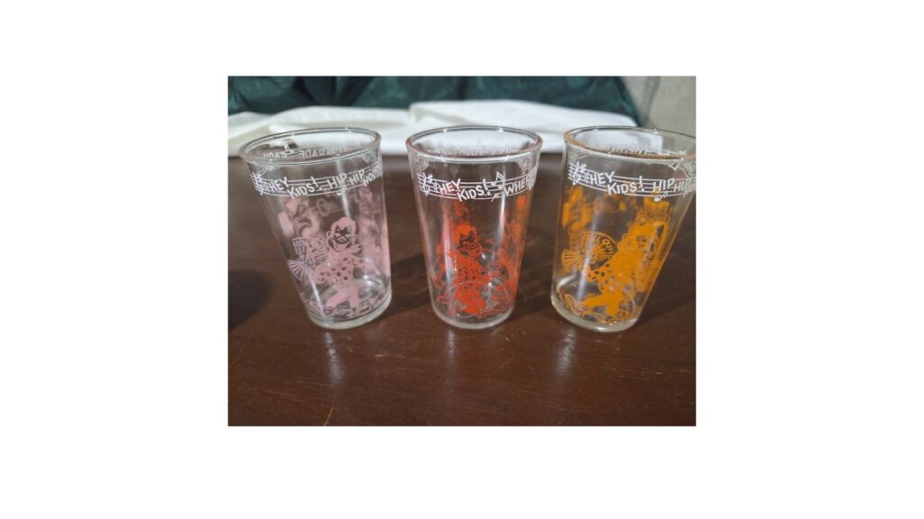 Welch jelly jar character glasses