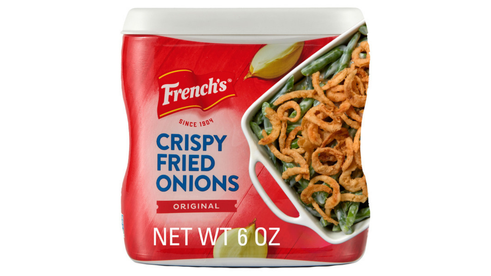 French’s original crispy fried onions container