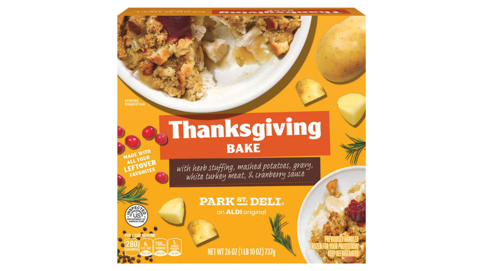 Park Street Deli Thanksgiving bake package