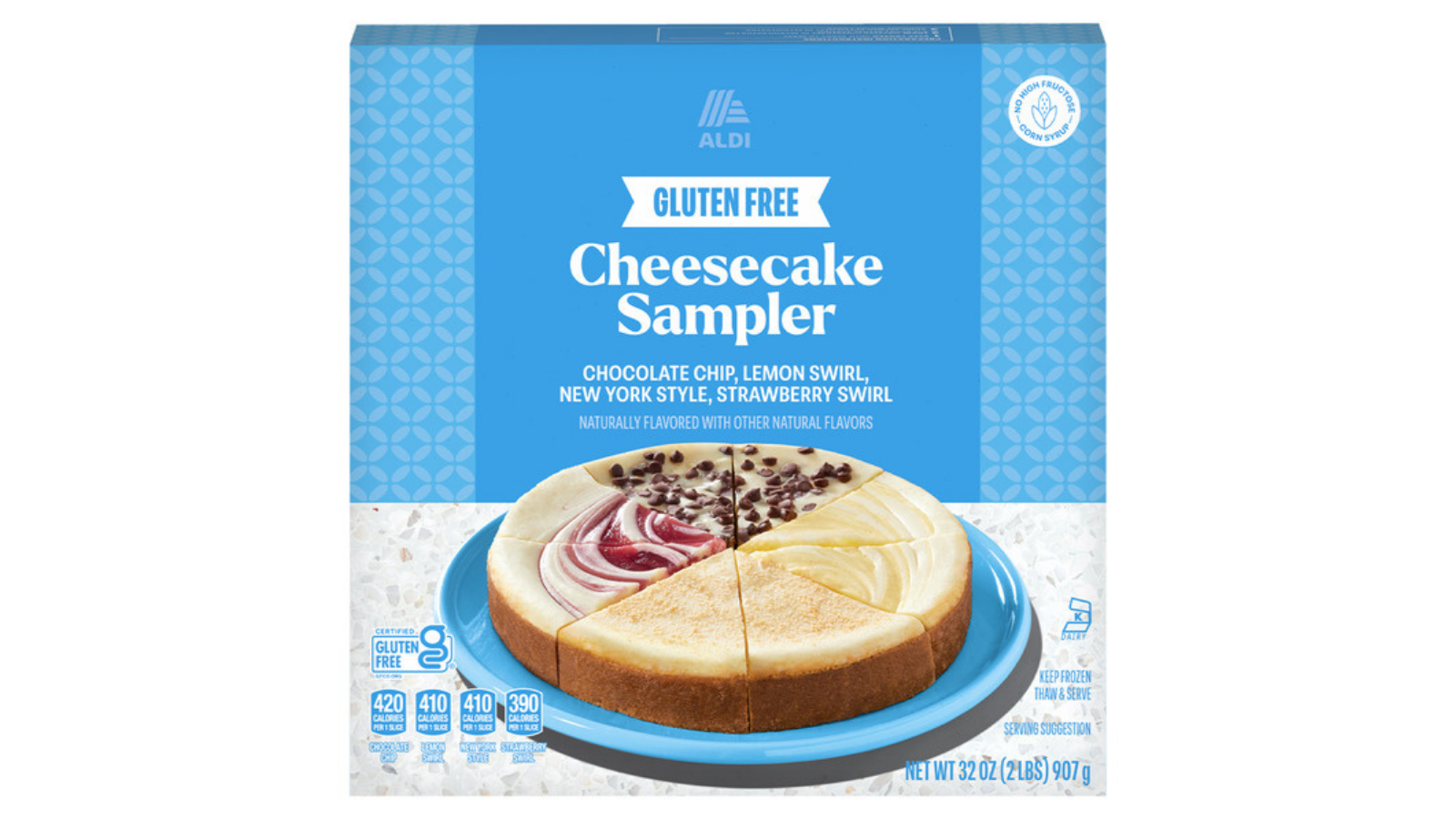 LiveGfree gluten-free cheesecake sampler box