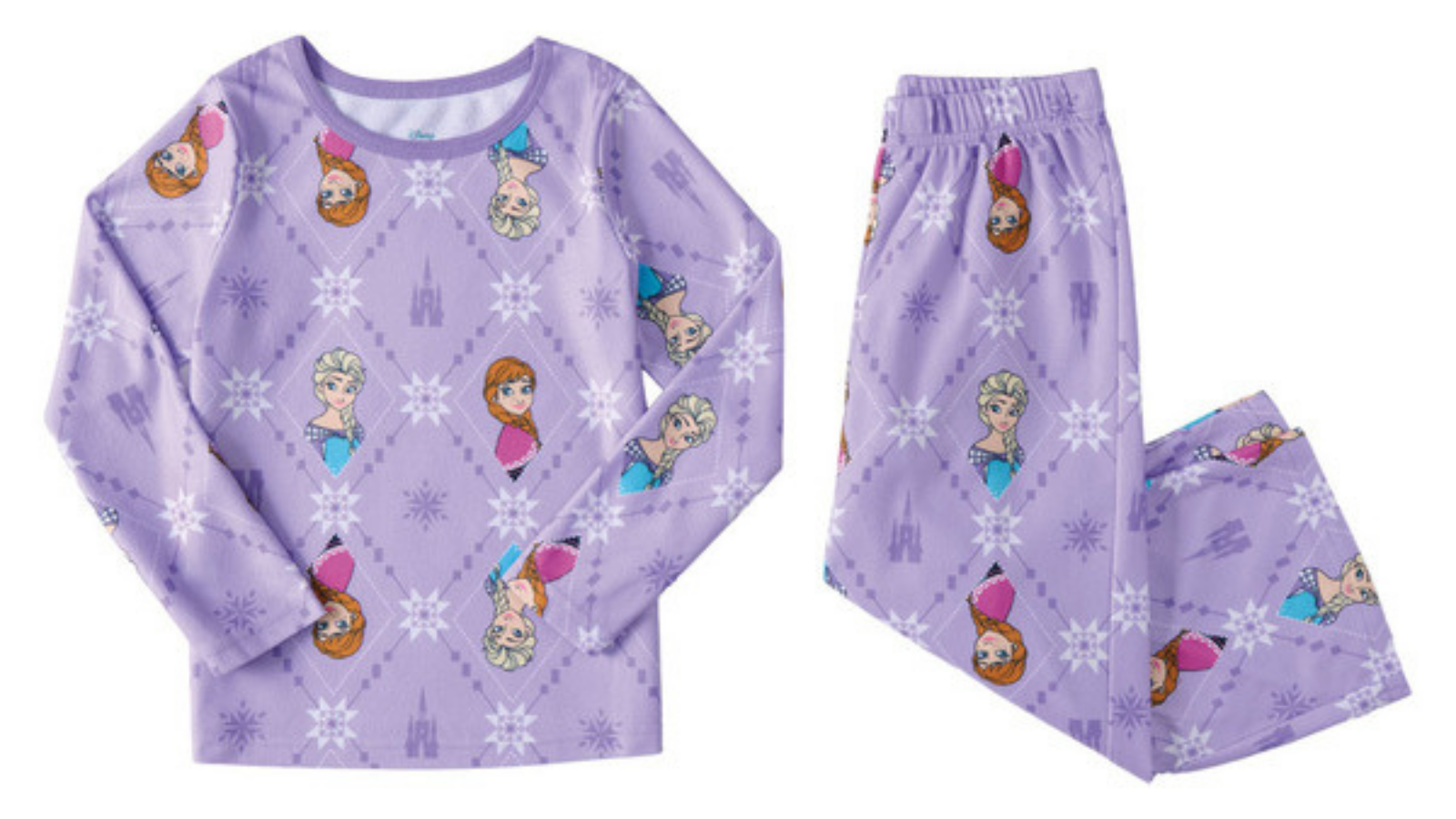 Frozen character children’s two-piece pajama set