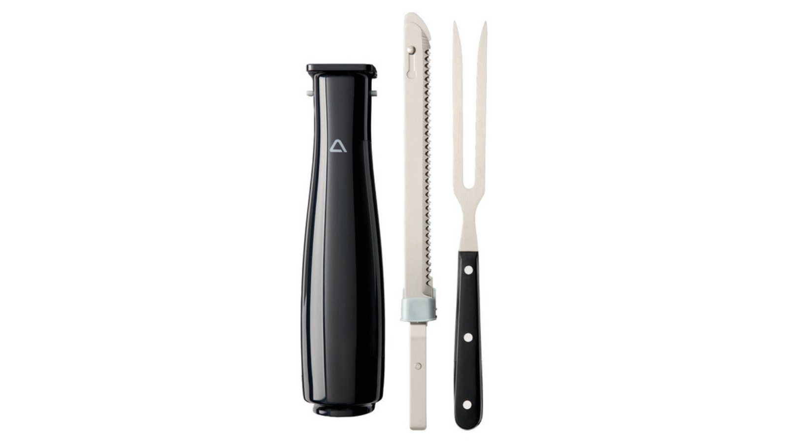 Ambiano electric carving knife with blades and a carving fork