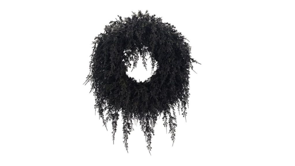 black cedar wreath