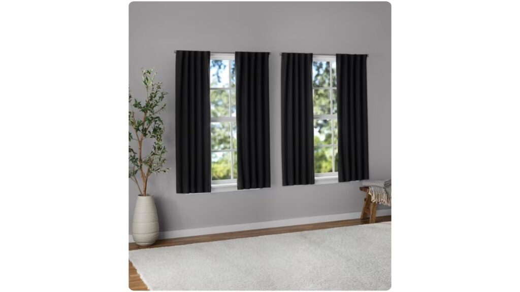 blackout curtains