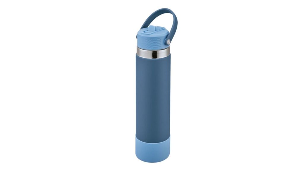 bottle with straw