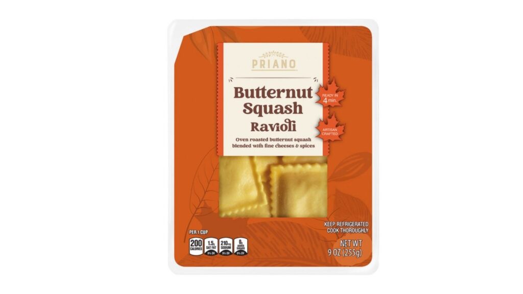 butternut squash ravioli