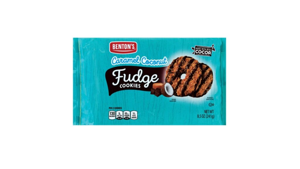 caramel coconut fudge cookies