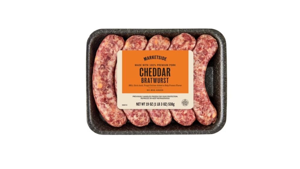 cheddar bratwurst