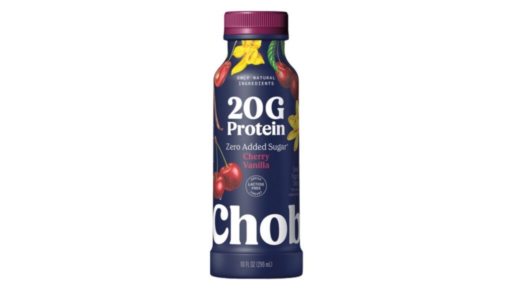 cherry vanilla yoghurt drink