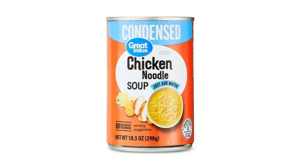 chicken noodle condensed soup