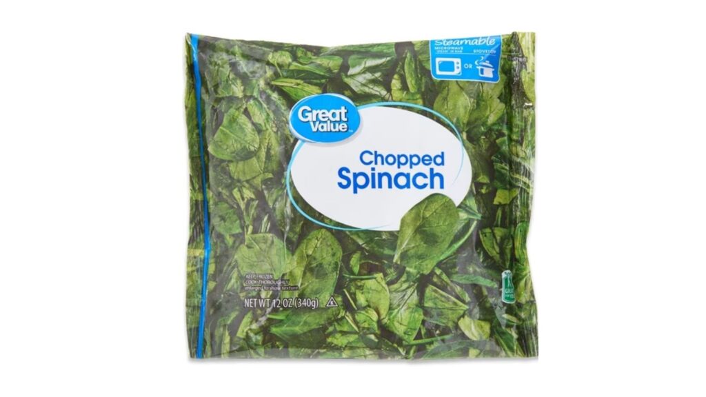 chopped spinach