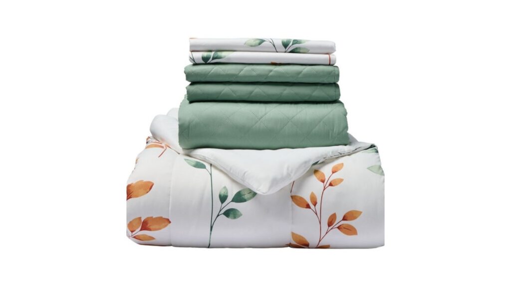 comforter and coverlet