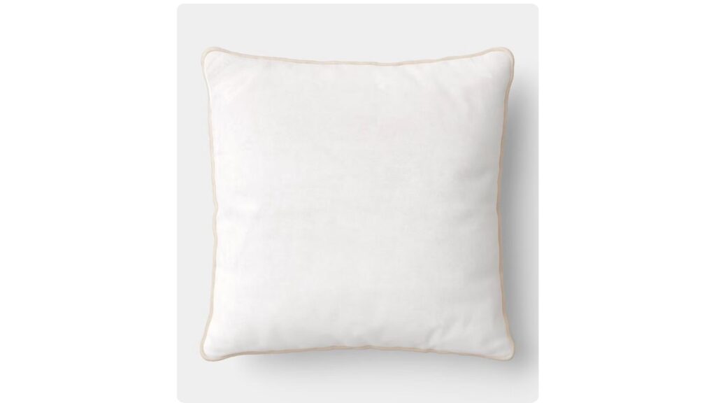 cotton velvet pillow