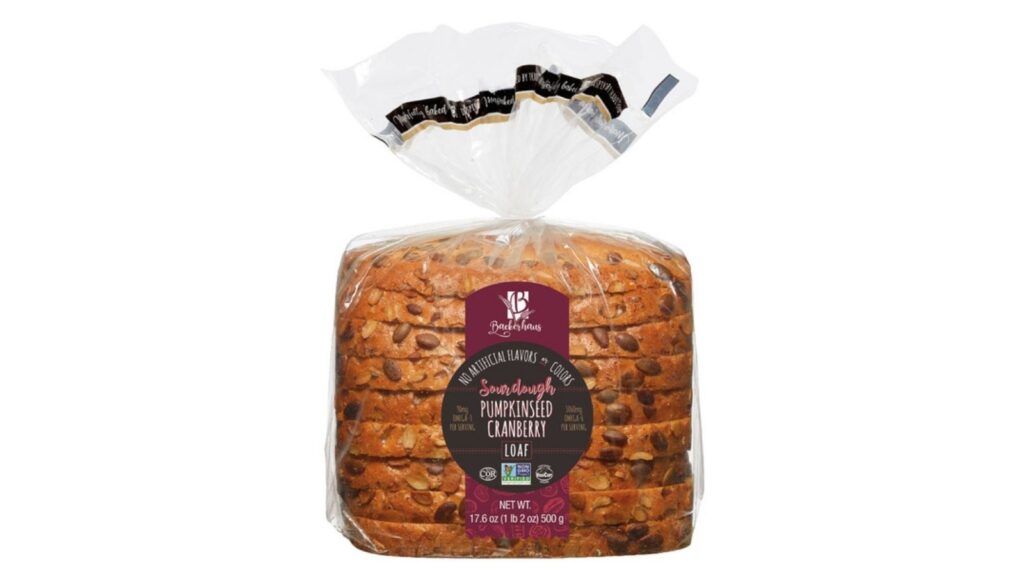 cranberry pumpkinseed half loaf