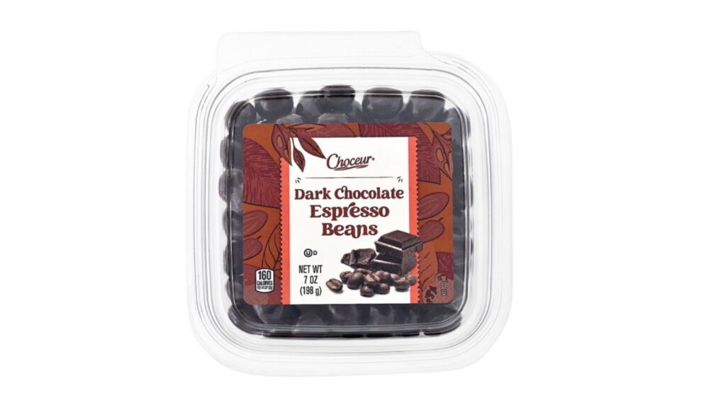 dark chocolate espresso beans