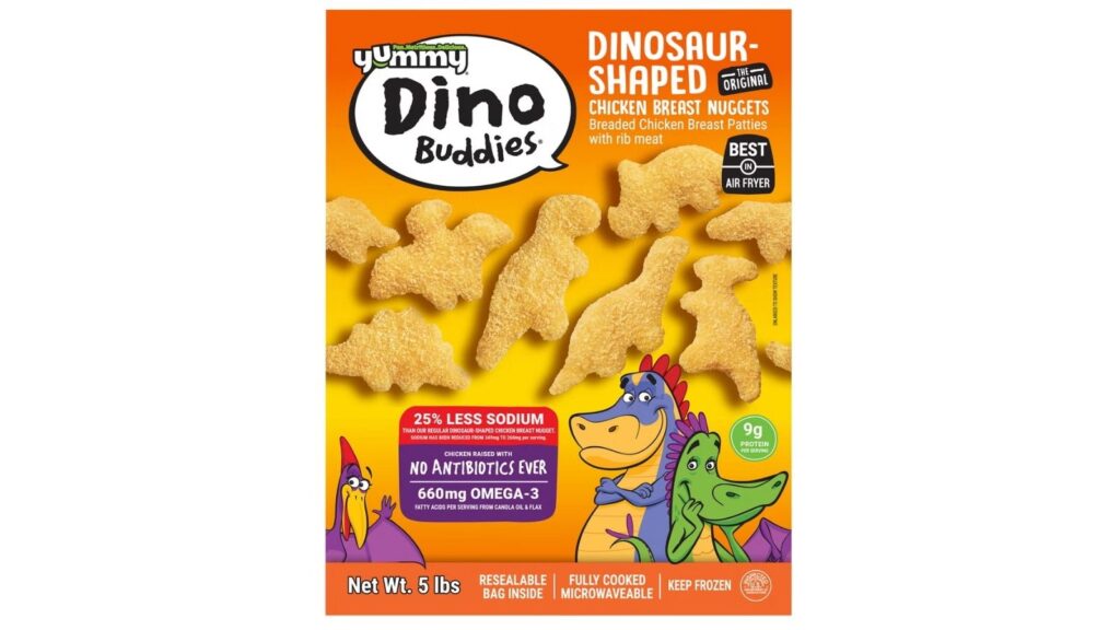 dino chicken nuggets