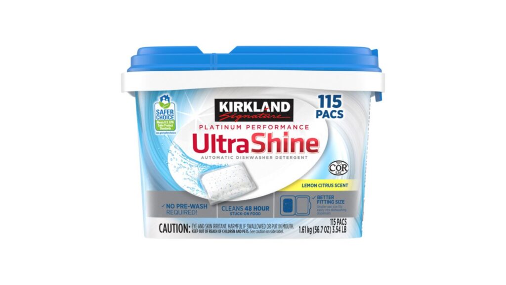 dishwasher detergent pacs