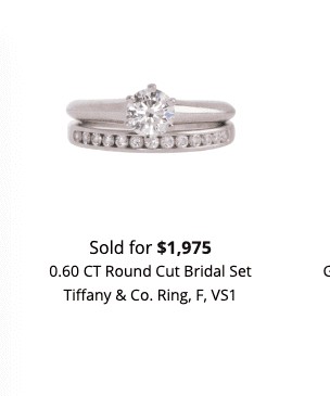 tiffany engagement ring resale value