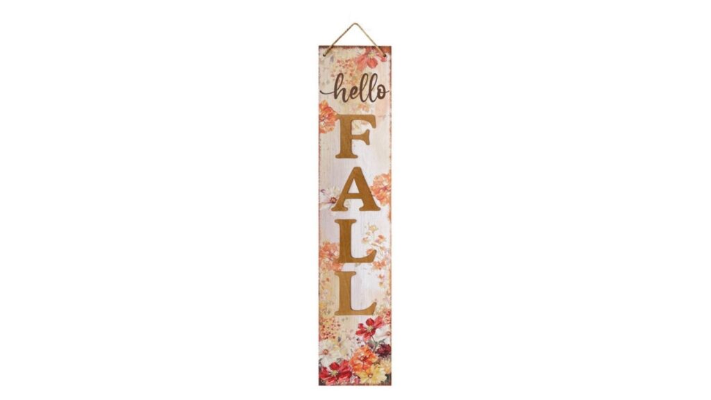 fall sign