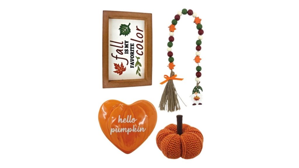 fall tray objects