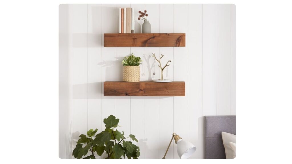 floating shelves