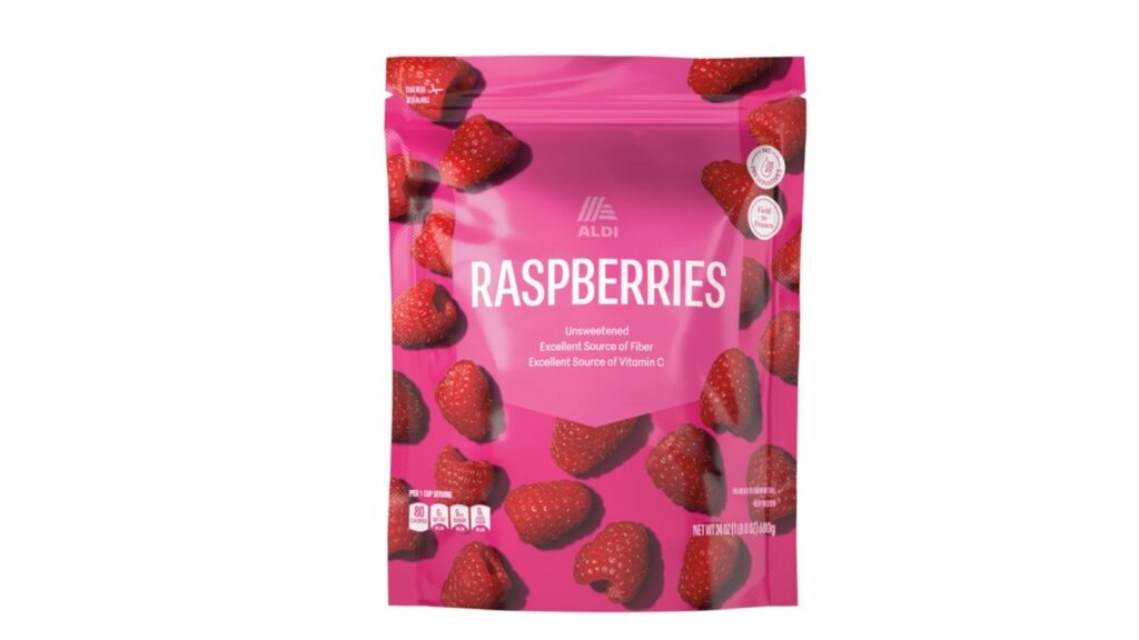 frozen raspberries
