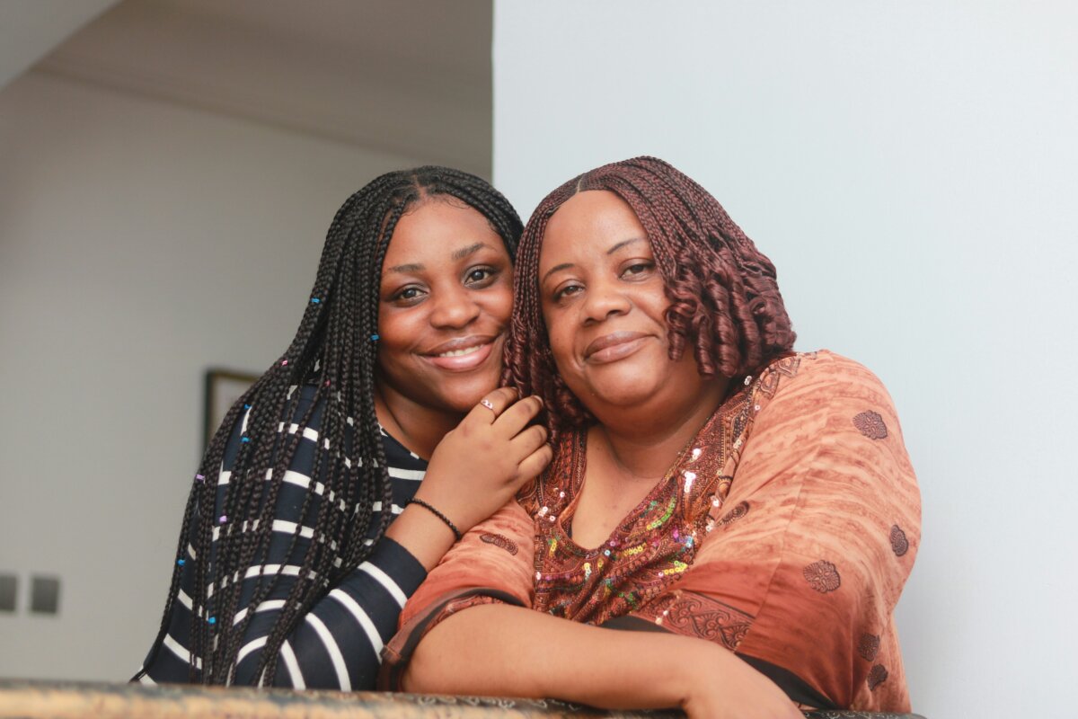mother and 18 year old daughter