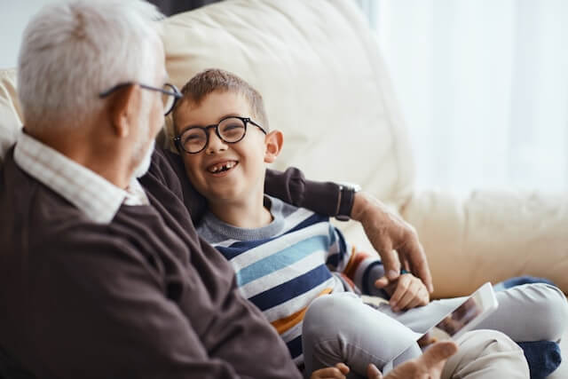 grandparent and grandchild