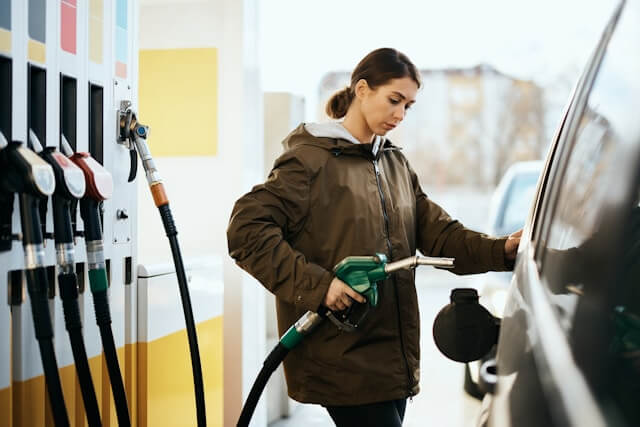 putting premium gas in car