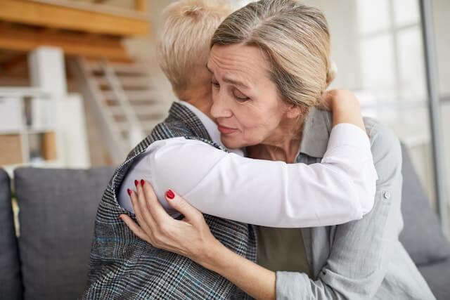 comforting a good friend