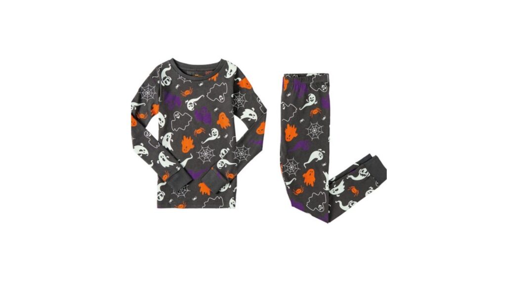 glow in the dark pajama set
