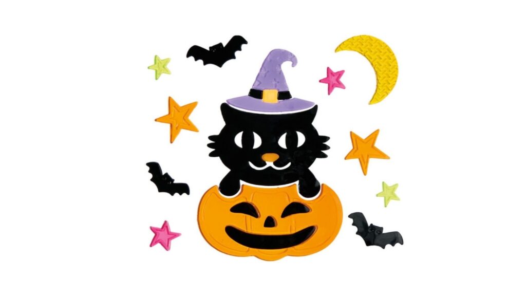 halloween window stickers