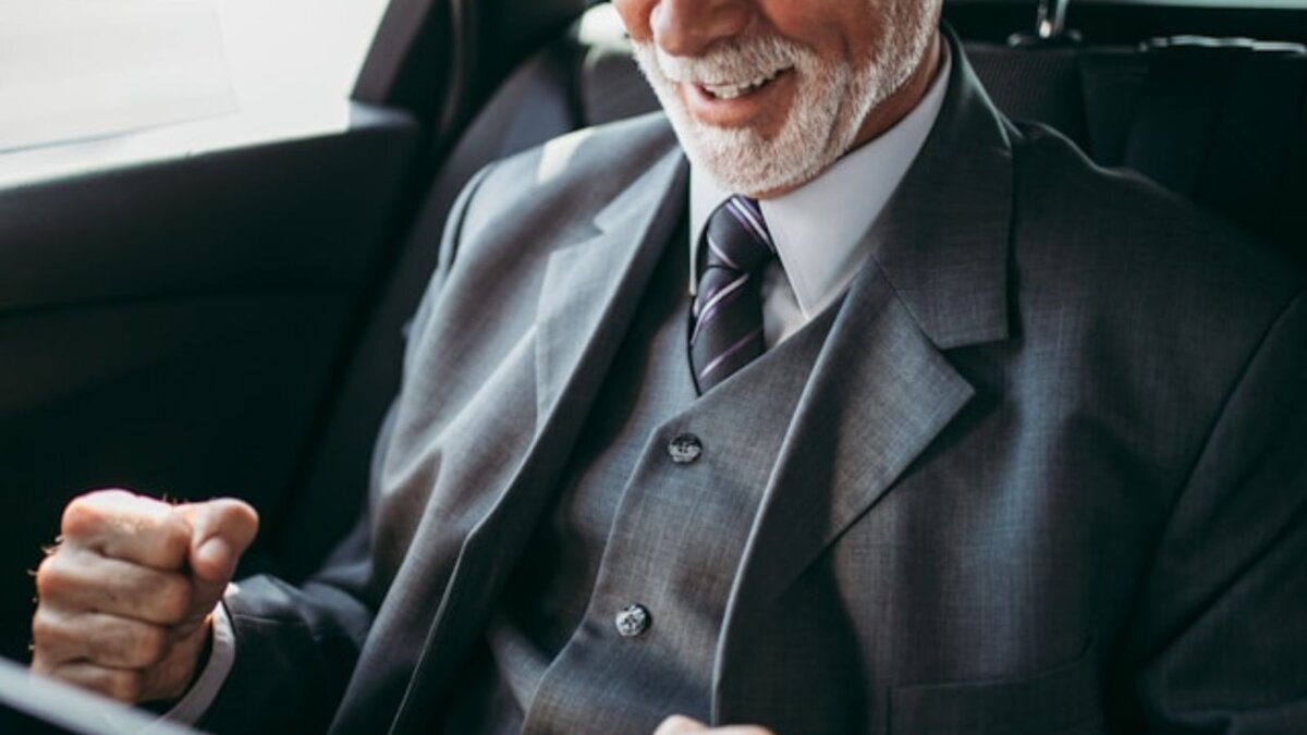 happy older professional