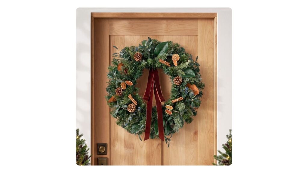 harvest greenery wreath