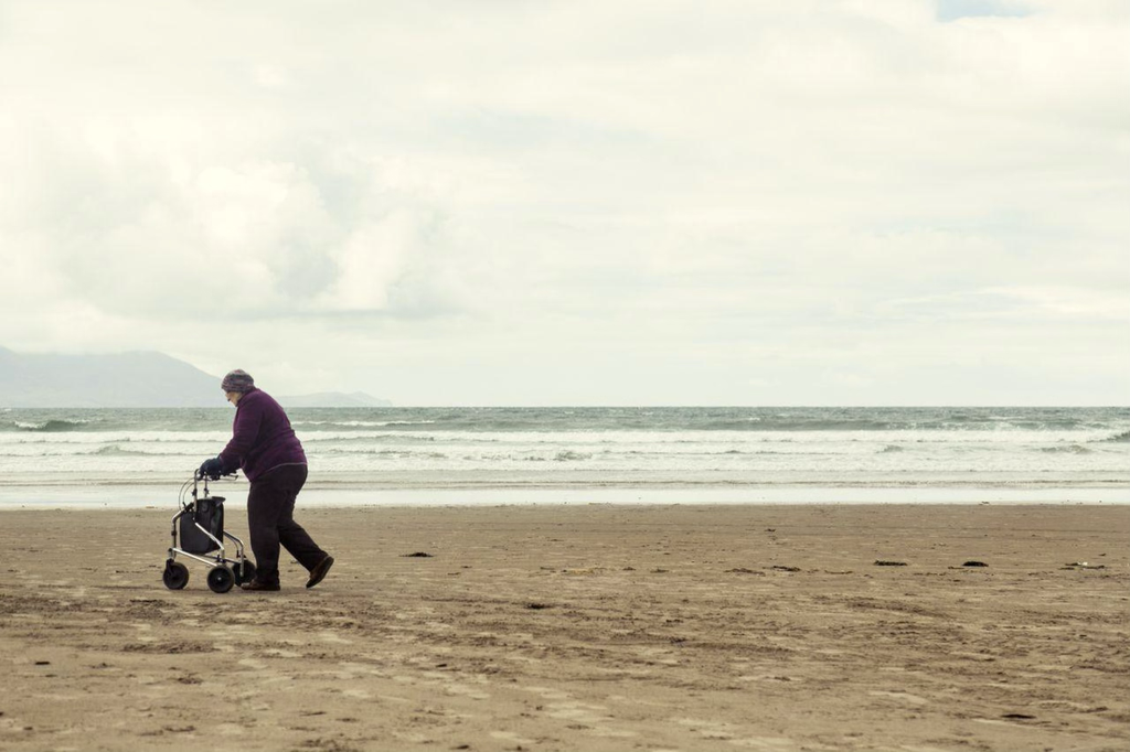 Learn what to consider when choosing your parent's first cane, walker, rollator, or wheelchair.