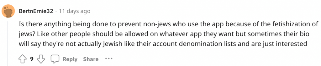Reddit review of JSwipe, a Jewish dating site.