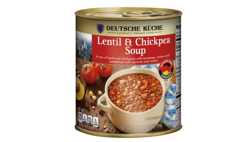 lentil and chickpea soup