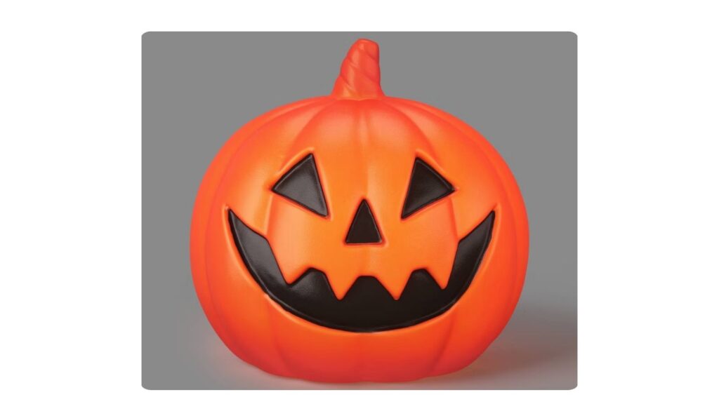 lit pumpkin blow mold