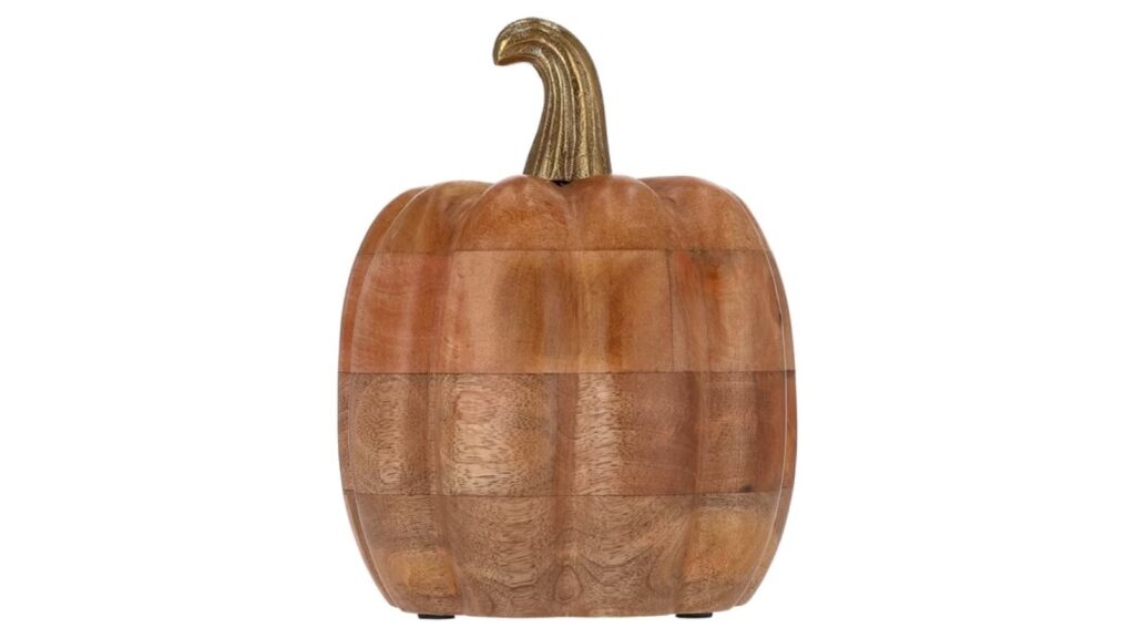 mango wood pumpkin