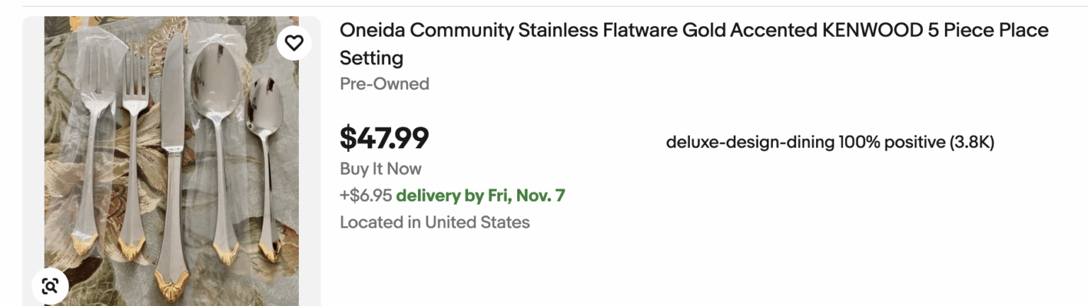 True Silverware Guide to selling real silverware and silver serving pieces
