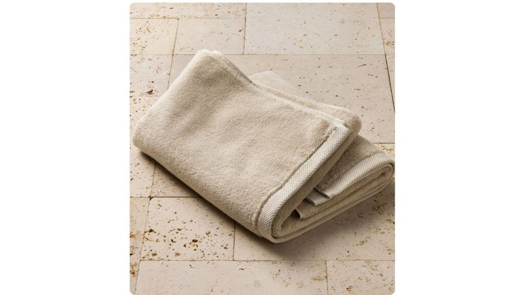 organic bath towel