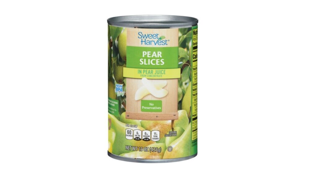 pear slices in juice