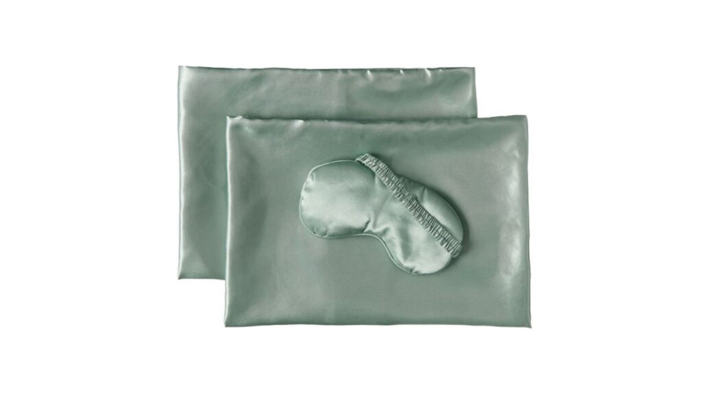 pillowcase and eye mask