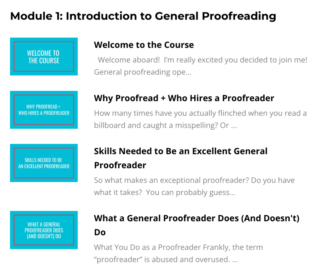 Proofread Anywhere Module 1.