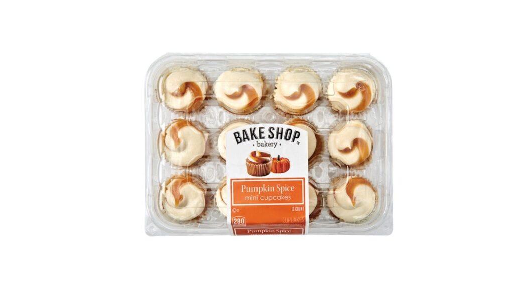 pumpkin spice mini cupcakes