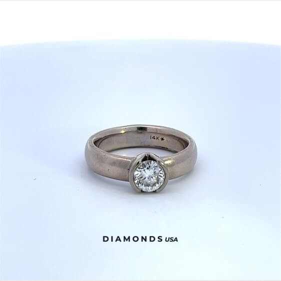 .78ct round brilliant J Vs2 diamond engagement ring sold to Diamonds USA.