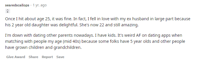 Reddit user shares a positive experience about dating a man with kids.